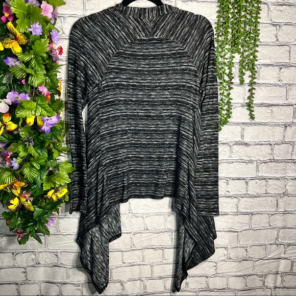 {🌼3/$30🌼Wet Seal Heather Grey Lightweight Open Front Cardigan Size Small - Picture 8 of 13